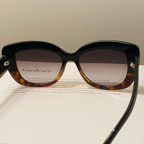 Like NEW! Kate Spade Black & Tortoise Large Cateye Sunglasses - Picture 10 of 15